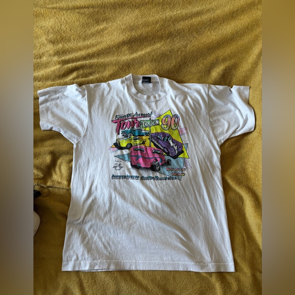 Screen Stars Best Vintage White T-Shirt